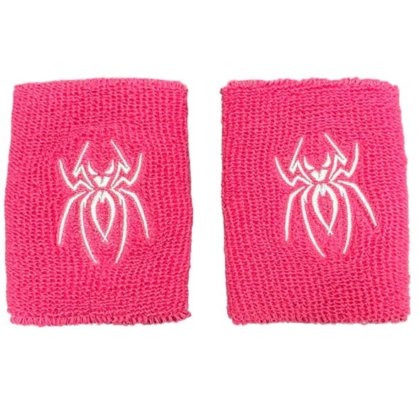 LA直送】スパイダーズ リストバンド ピンク 左右ペア Spiderz 4インチ
