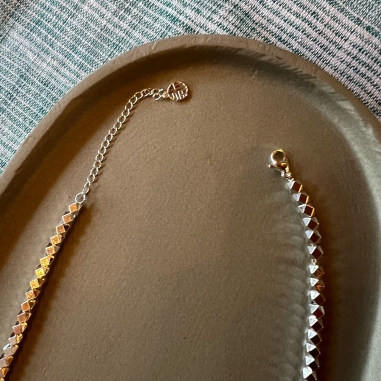 TOPANGA Jewelry　LUSTER LINK necklace　ラスターリンクネックレス　シルバー　ネックレス　シンプル　　silver　necklace　simple