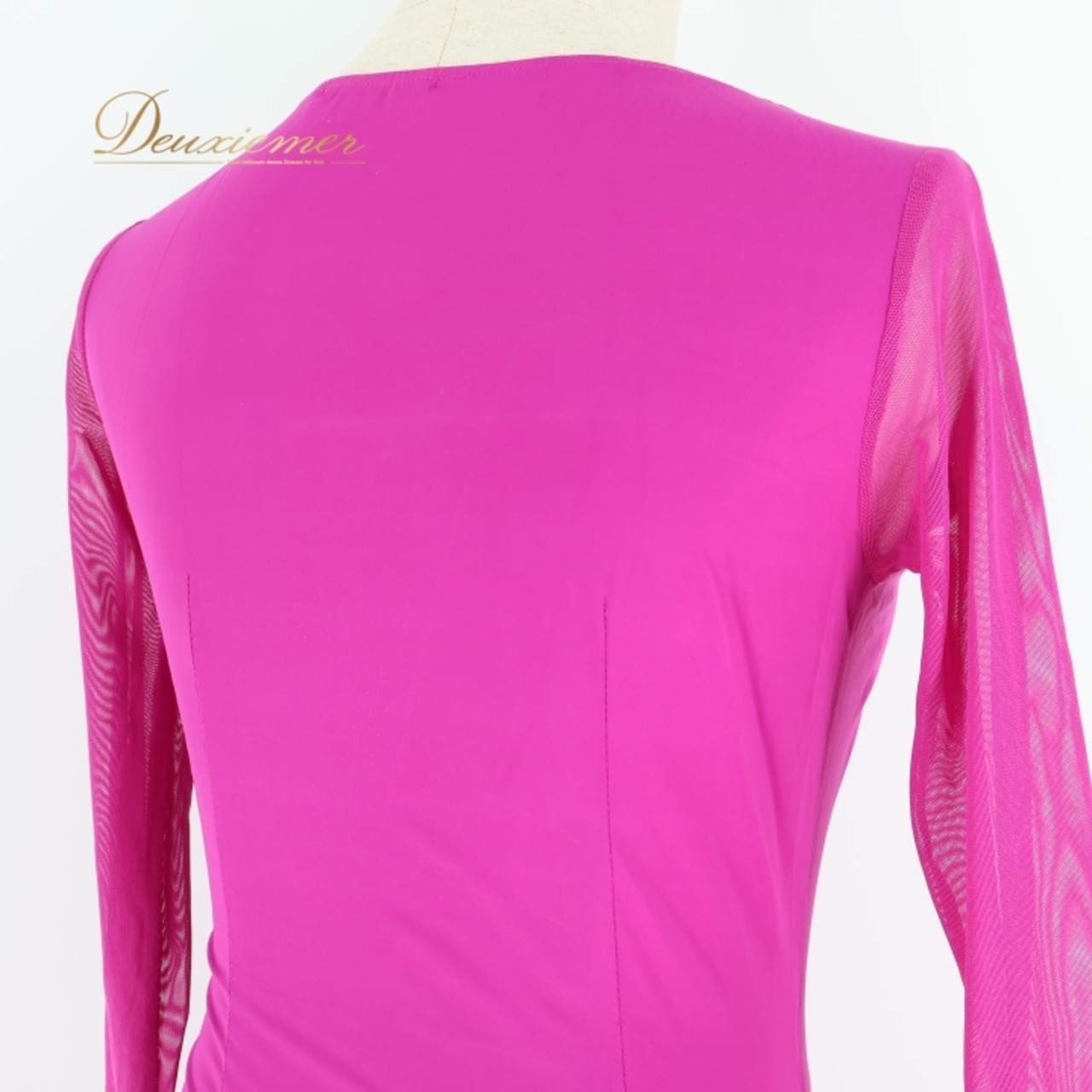 フラメンコ 衣装 ワンピース ドレス ピンク 紫 伸縮 ストレッチ パーティ 発表会 無地 レース 長袖 YONKI 社交ダンス レッスン 練習着 パープル系 ピンク系 スカート ダンス衣装 レディース おしゃれ イベント用 かわいい