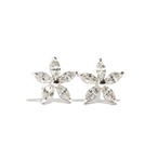 マーキスカット ダイヤモンド ピアス Pt900 / 0.600ct