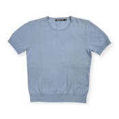 カシミヤ100% JODHPUR ジョードプル 半袖 カシミア ニット セーター サイズ 3 /水色/レディース/オールド/ビンテージ