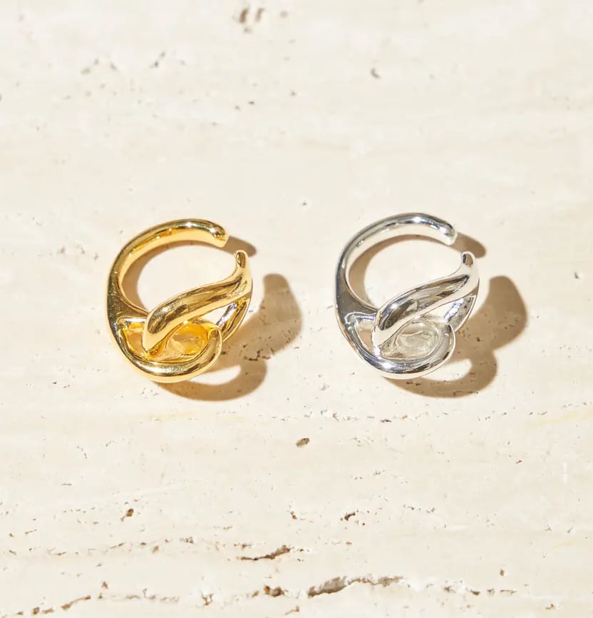 23AW】Soierie ソワリー / Clarity bit earcuff ring | TRENT