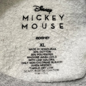 【Disney】プリント スウェット トレーナー ミッキーマウス ディズニー XL ビッグサイズ US古着
