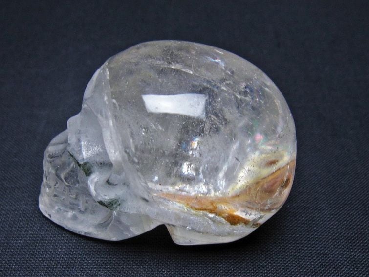 水晶 置物 ドクロ スカル 一点物 145-1881 | 天然石・パワーストーンの