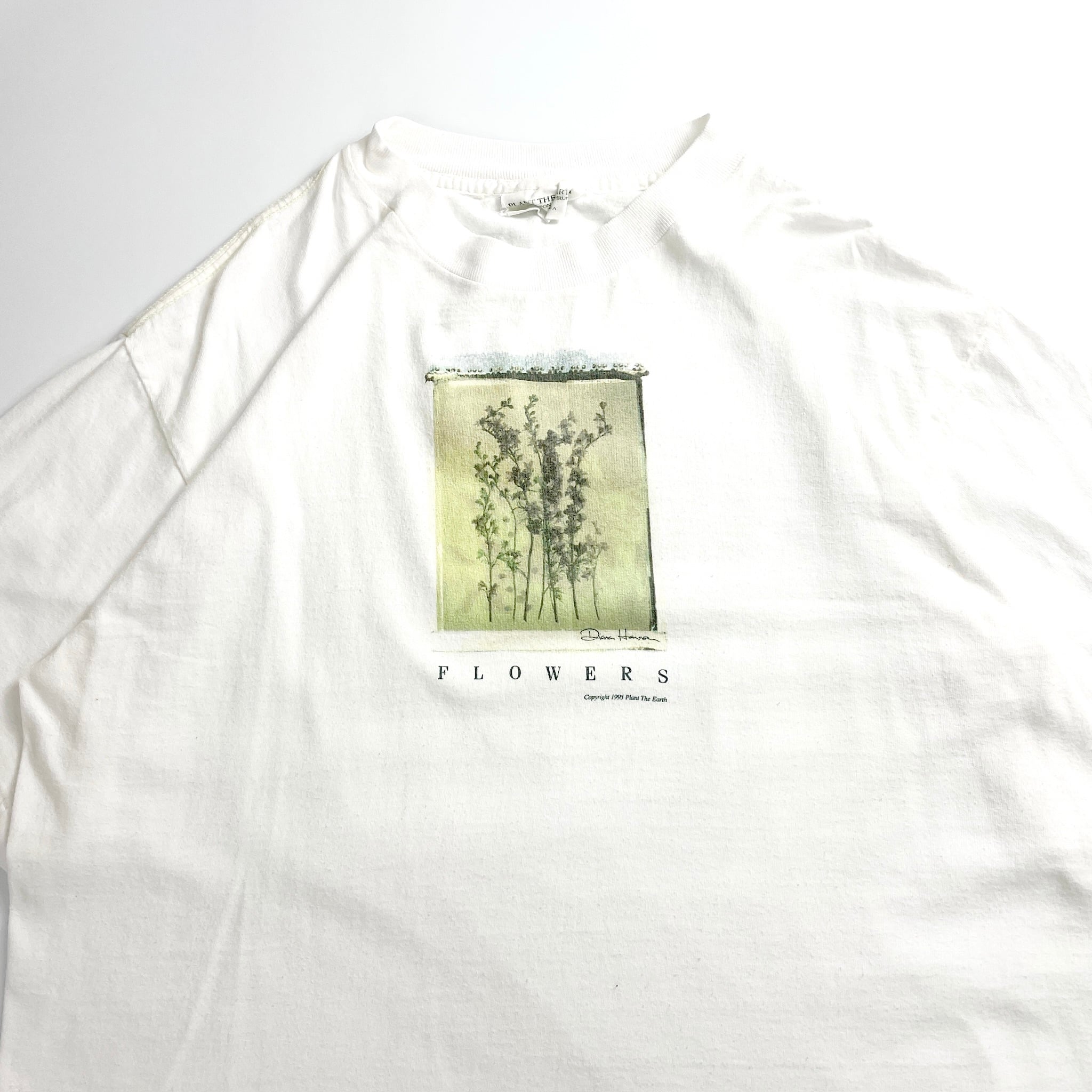 90s Flowers Botanical Art T-Shirt