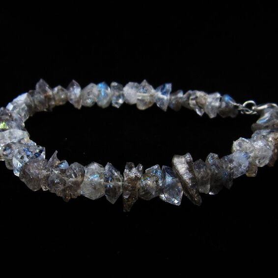 オイルインクォーツ ブレスレット 石油入り水晶 ブレス 一点物 メール便可 [M便 1/10] 111-33509