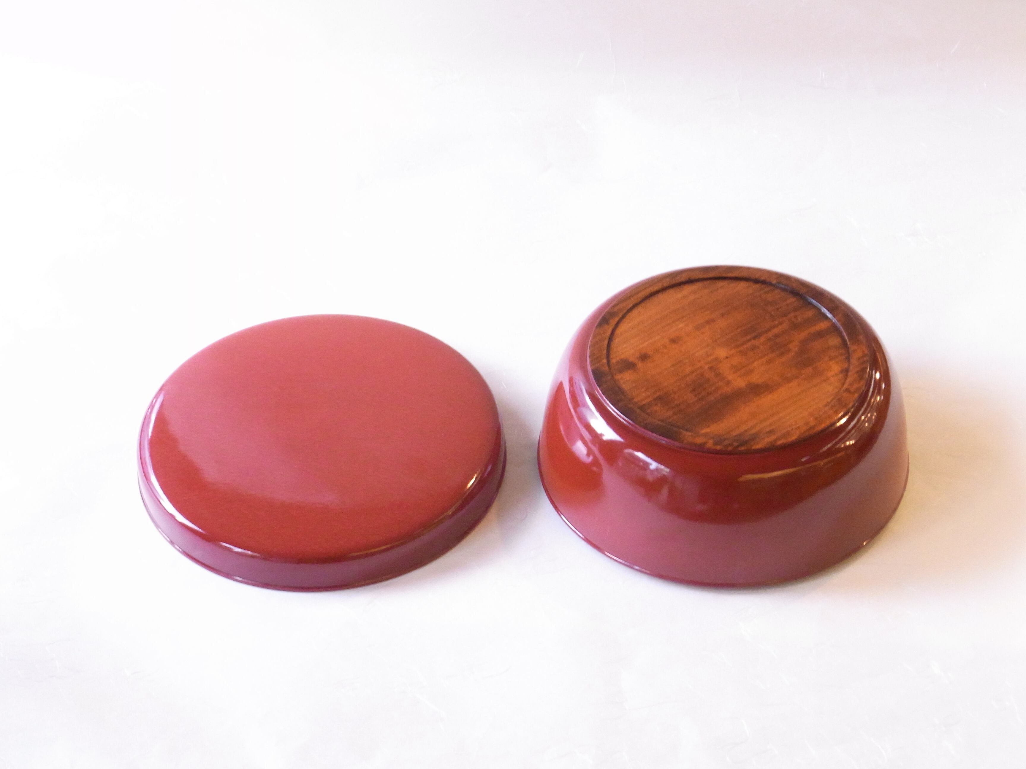 讃岐 後藤塗 蓋付 菓子器 讃岐 漆 後藤塗 菓子器 料理盆 扇面