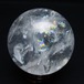 水晶 丸玉 虹入り 63mm スフィア 置物 水晶玉 一点物 151-8745