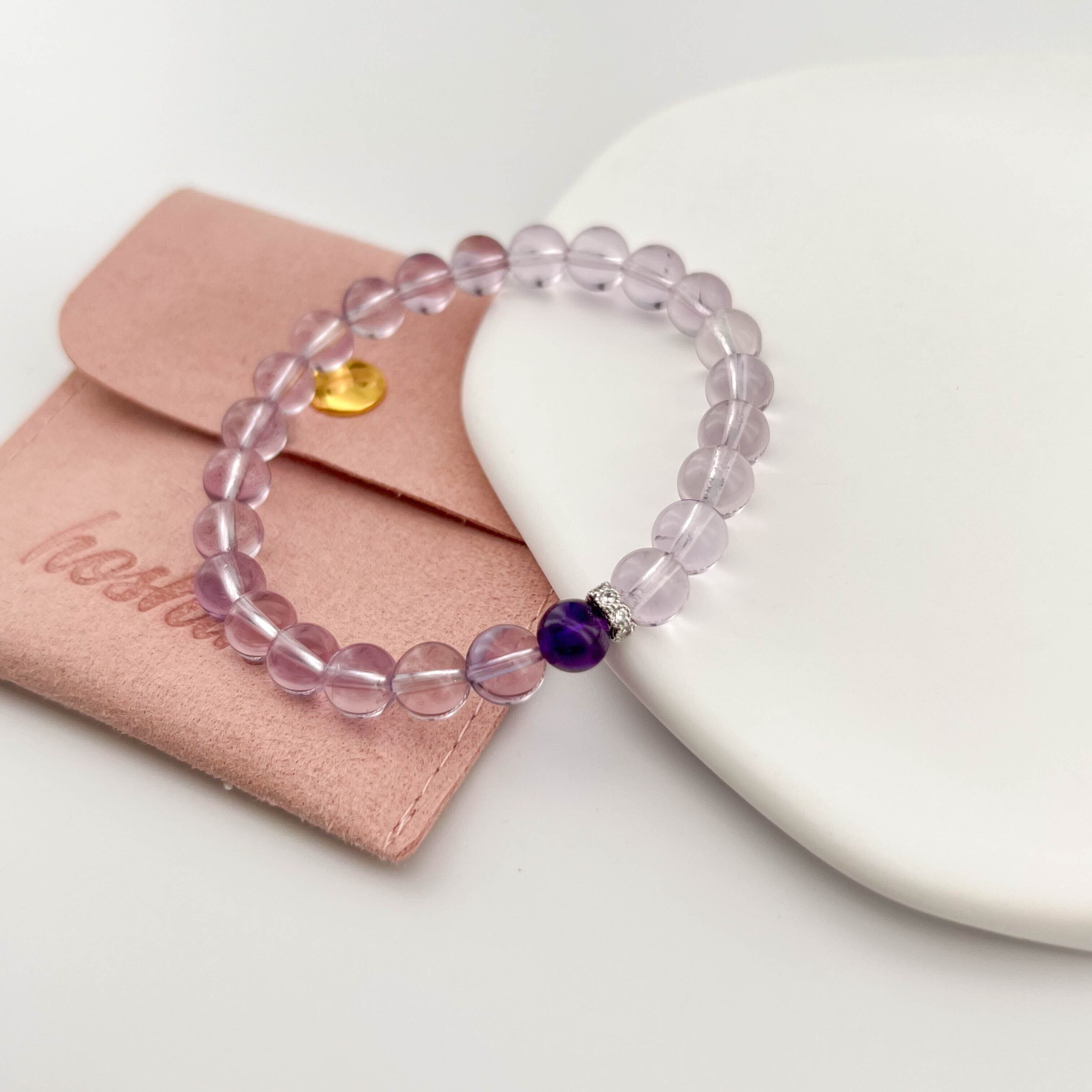 アメジスト(清醒の石)天然石ブレスレット