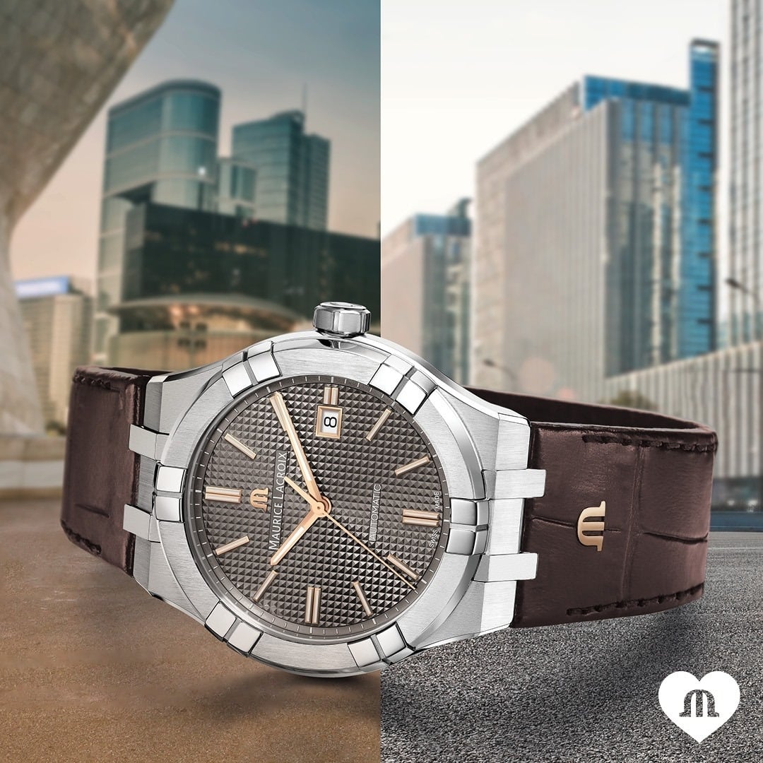 MAURICE LACROIX モーリス・ラクロア】 AIKON AUTOMATIC DATE MAURICE LACROIX モーリス・ラクロア】 AIKON AUTOMATIC DATE