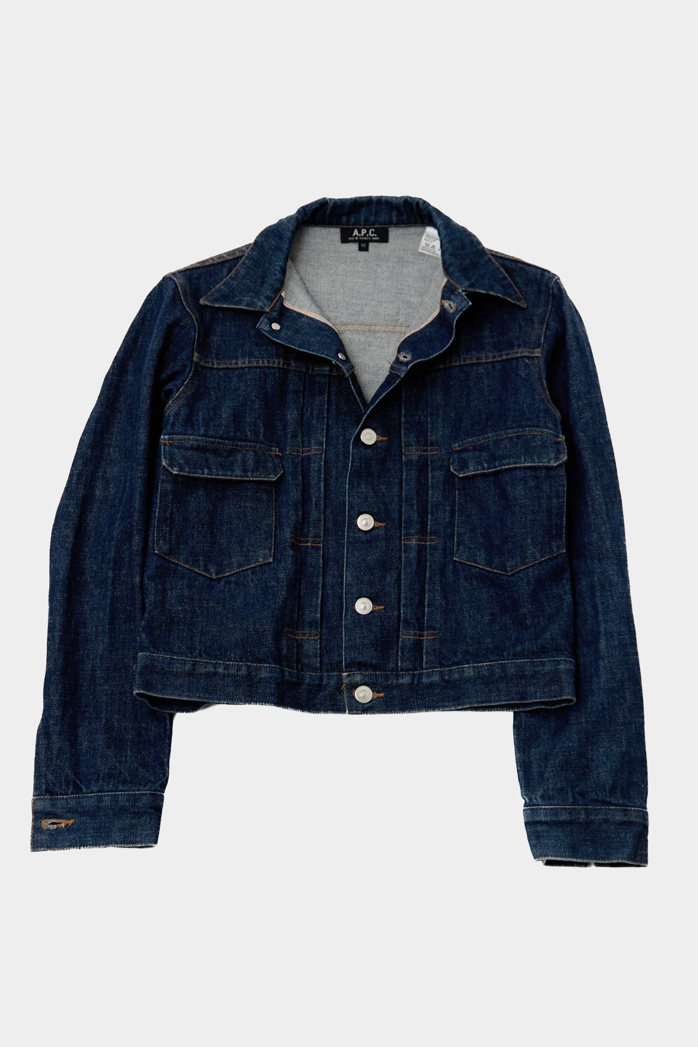 A.P.C. アーペーセー　デニムジャケット 2nd イーストバイウエスト期 M 039da1333799af5f76515bfbd0e01f