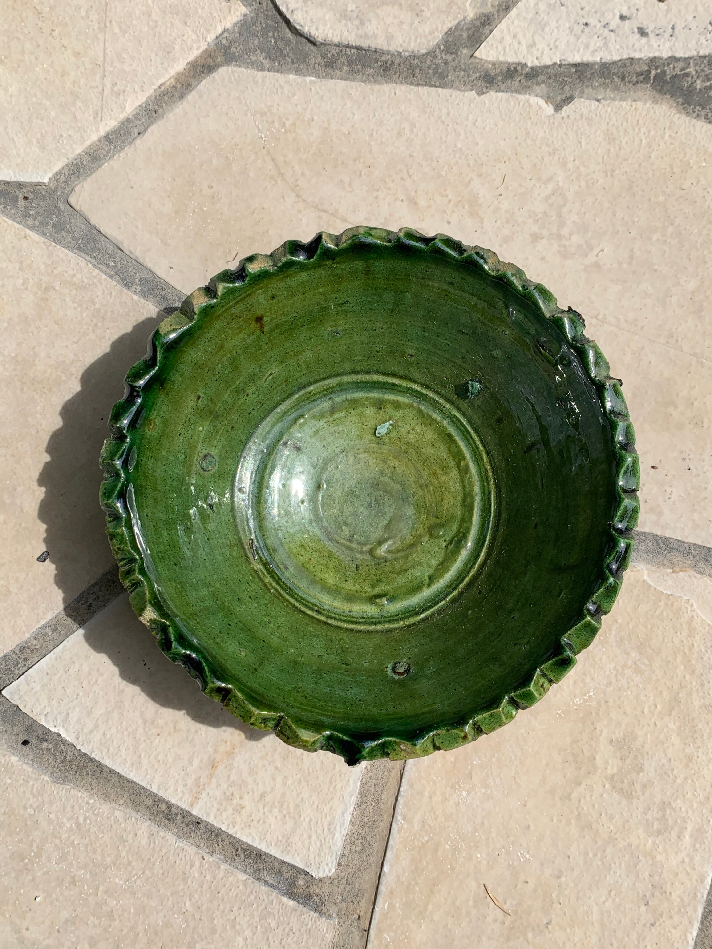 タムグルート（モロッコ）深皿（28cm大皿） モロッコ,タムグルート陶器