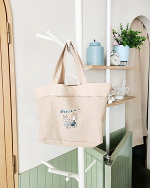 【8/31まで】cafe_ステンレス ボトル＆フレンチ トートバッグ
