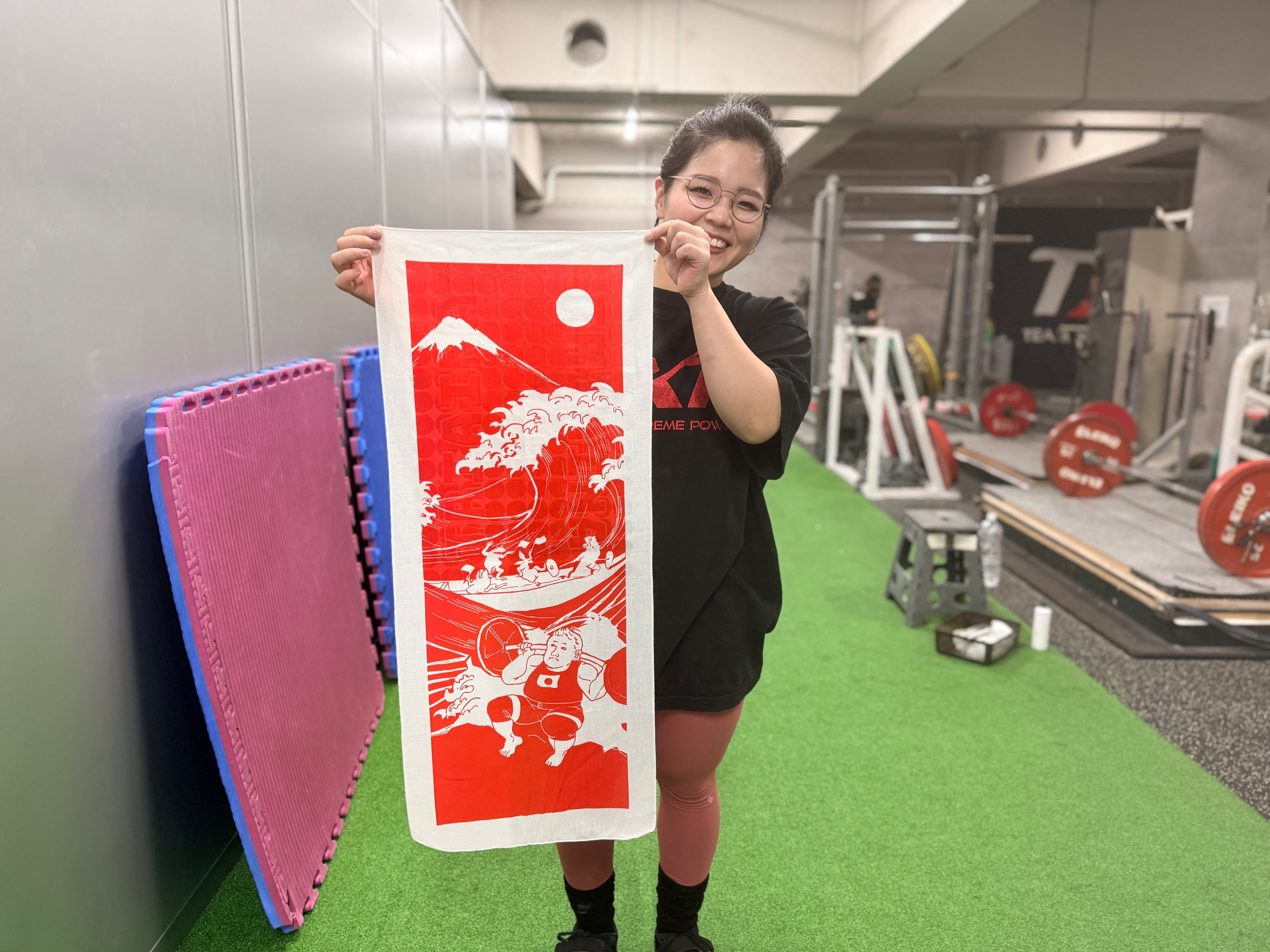 JAPANカラー】ベンチプレス専用滑り止め手拭い | ayuto