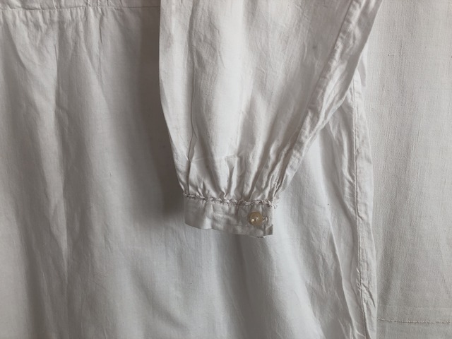 EUROPE antique cotton shirts one piece