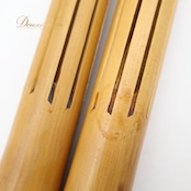 フラダンス プイリ ブラウン系 小物 小道具 茶 フラ ダンス タヒチアン 木製 舞台 ステージ ダンス小物 ダンス用品 レッスン 練習 イベント 艶 光沢 ペア タヒチアンダンス