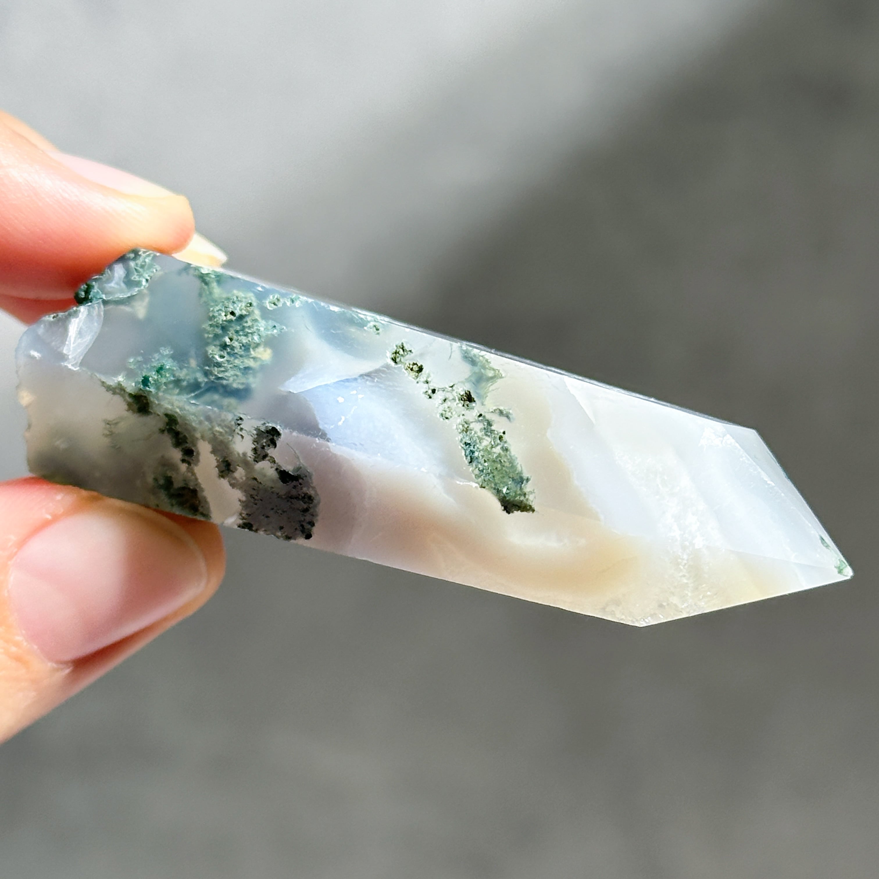 モスアゲート タワー01◇ Moss Agate ◇天然石・鉱物・パワーストーン