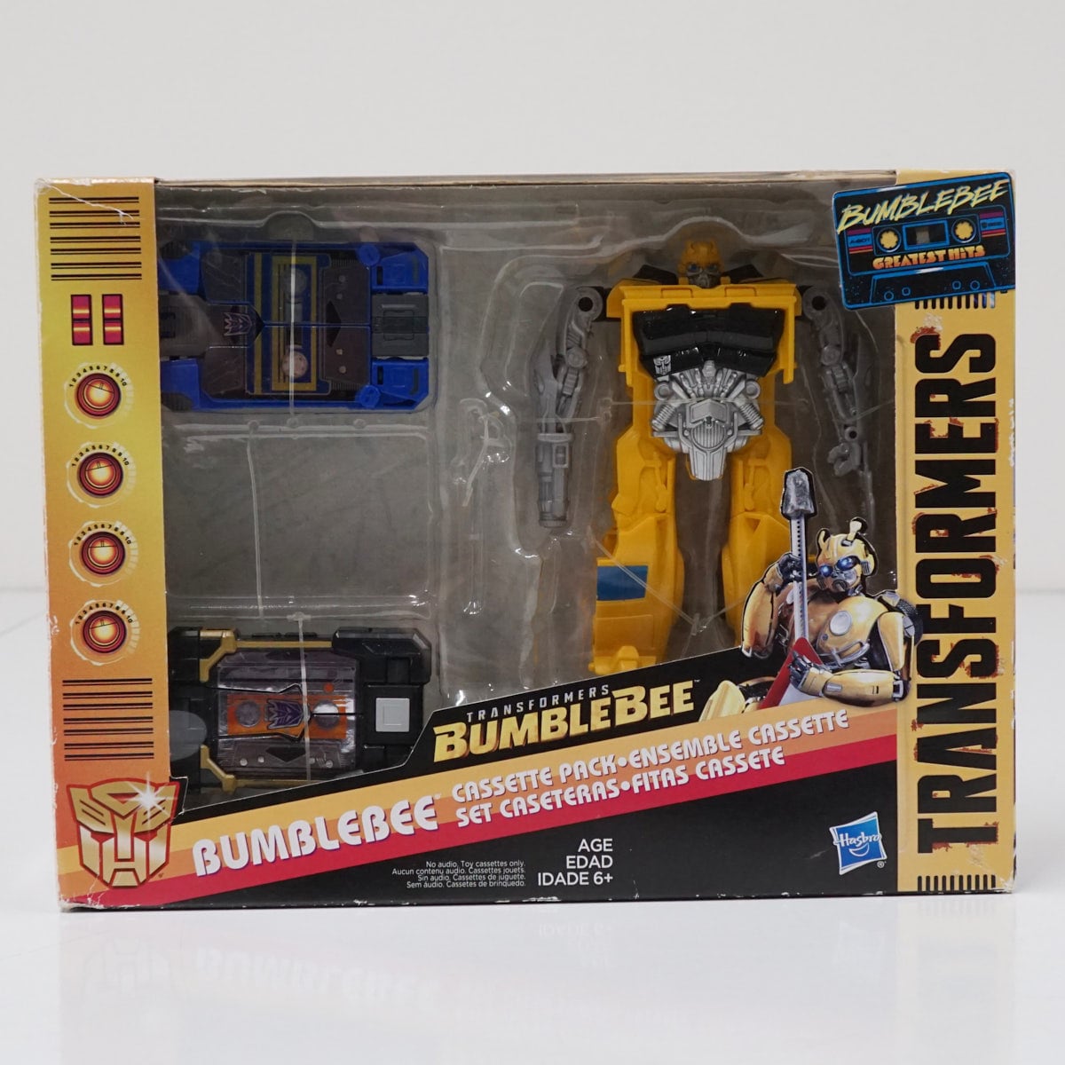 TRANSFORMERS トランスフォーマー BUMBLEBEE バンブルビー グレイテストヒッツ カセットパック USED品 おもちゃ X6825 TRANSFORMERS トランスフォーマー BUMBLEBEE バンブルビー グレイ