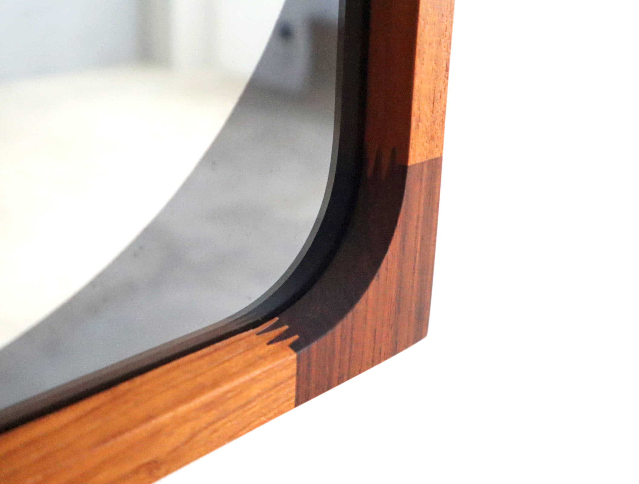 秋田木工 チーク＆ローズウッド ウォールミラー | fismic