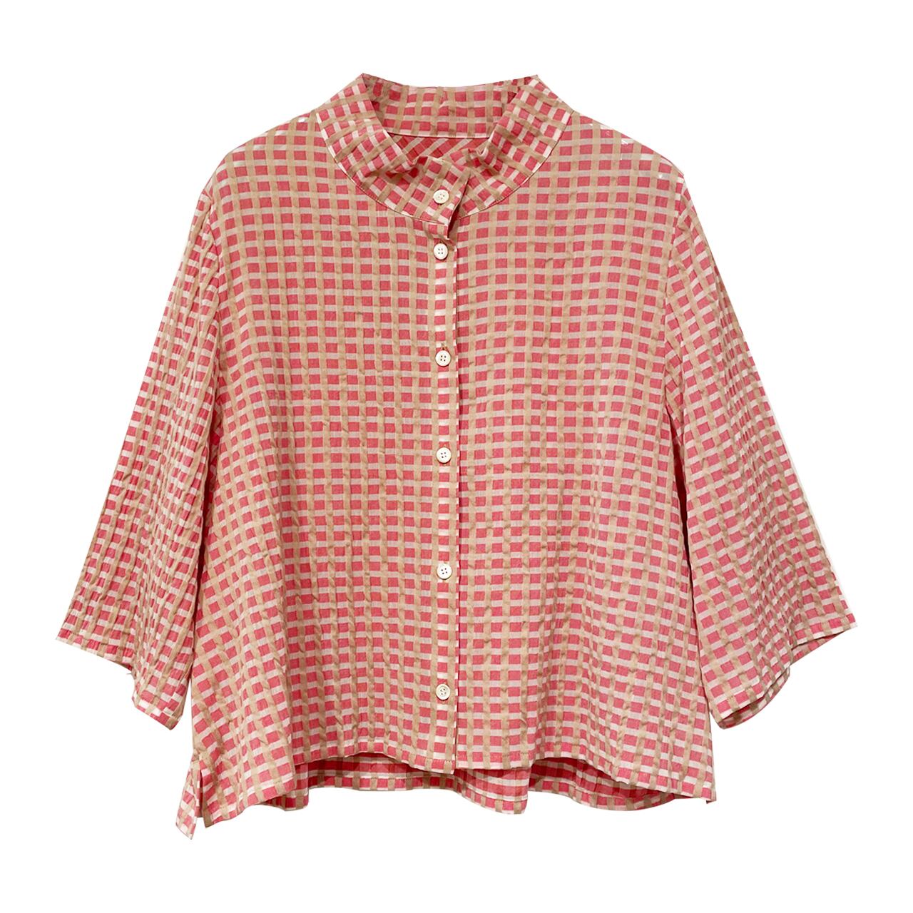 ゴブラン織 キャスケット&レース飾りスタンドカラーブラウス　ak❣️ ♢レースクエーカーカラーブラウス♢trnd335 | Re:tro