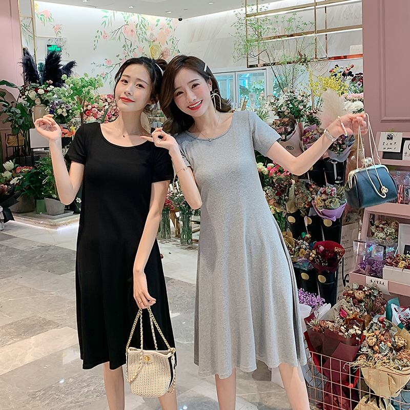 【新作】【送料無料】 母乳育児服授乳服妊婦夏の暑いお母さん母乳育児スカートロングドレス サマー 夏物 AL expec36271844626