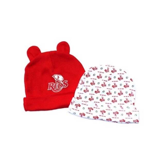 Reds Baby Beanie Set