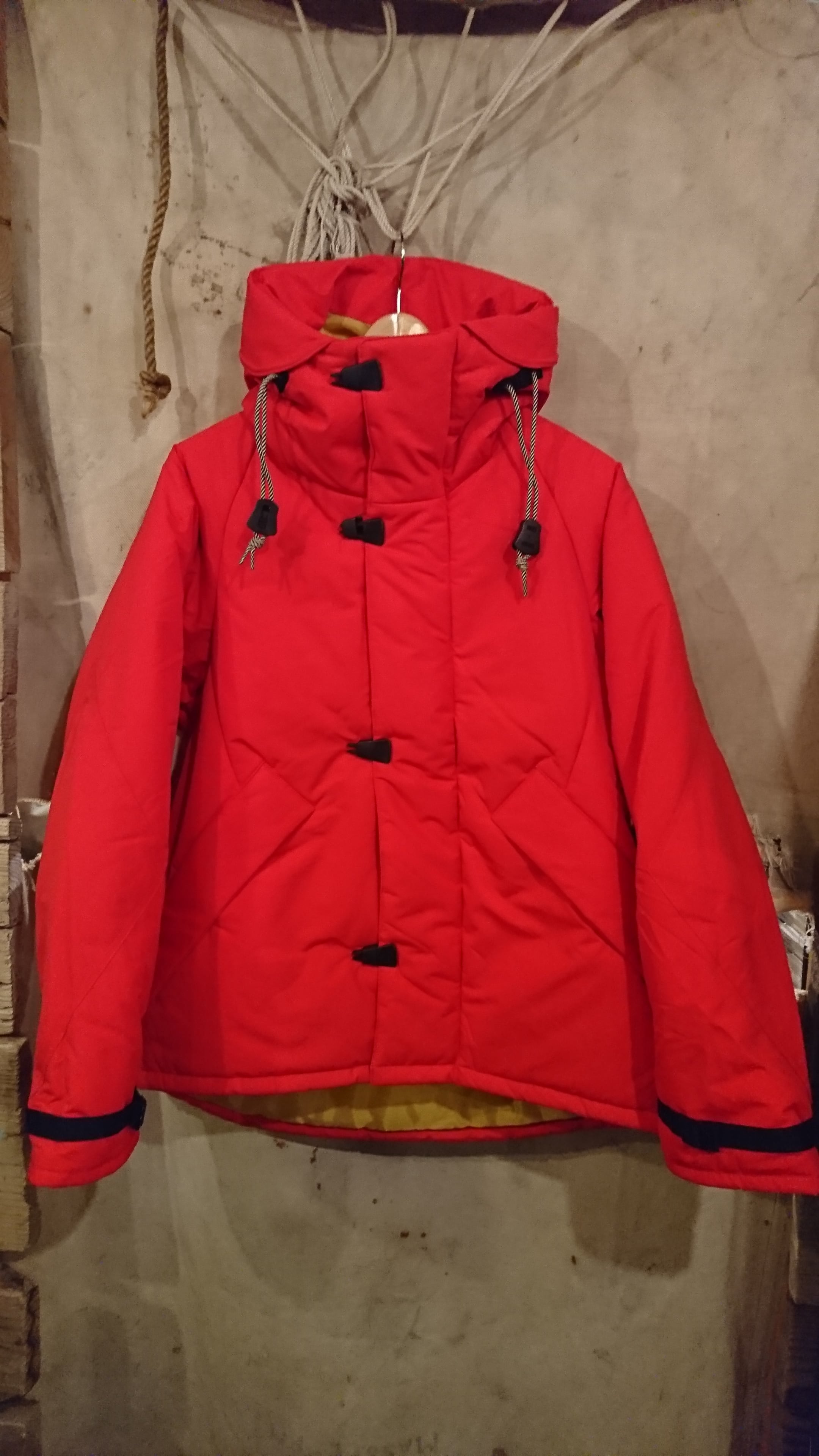 NEXUSⅦ. "OMEGA JACKET SHORT" Red Color