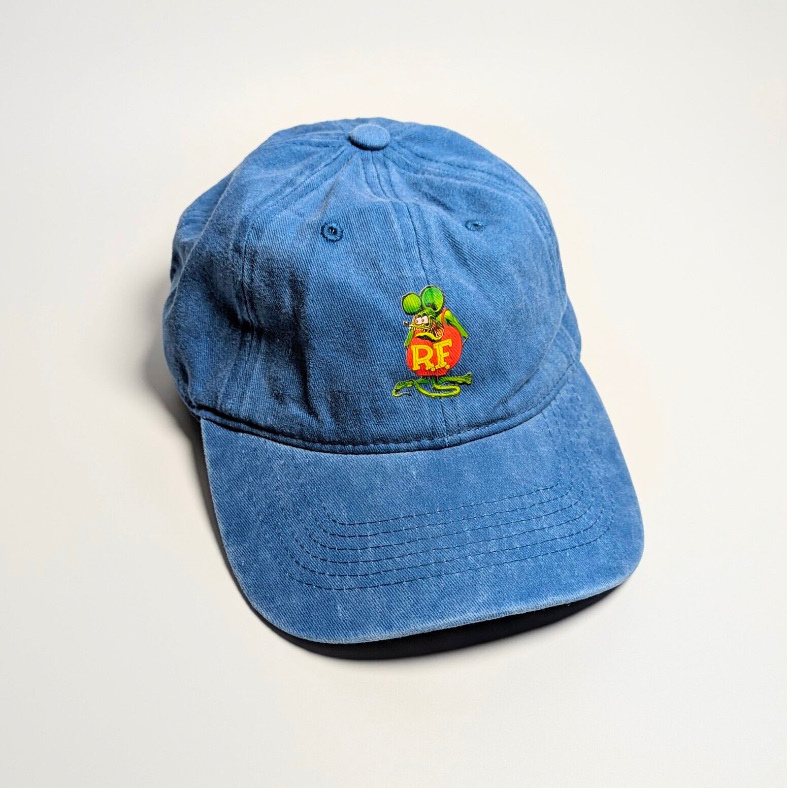 ♧【 RATFINK( ラットフィンク ) 】 6パネルCAP / ベースボールキャップ / ウォッシュ加工 / ピグメント加工 〚アメリカン雑貨 アメトイ〛