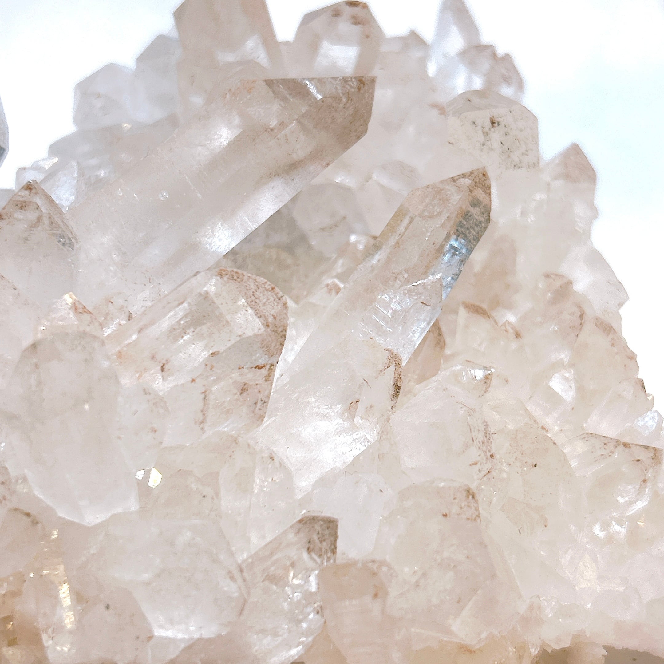 E18073】ヒマラヤ水晶 ヒマラヤ産 マニカラン産 水晶クラスター