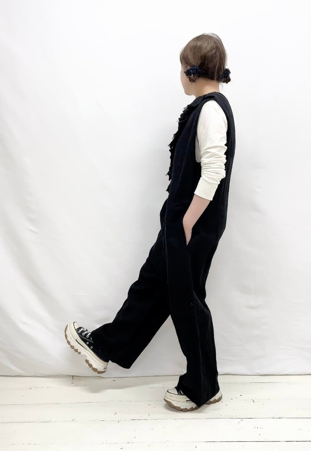 Gauze#】ameriフリルサロペット / G1172 | syozikiya online shop