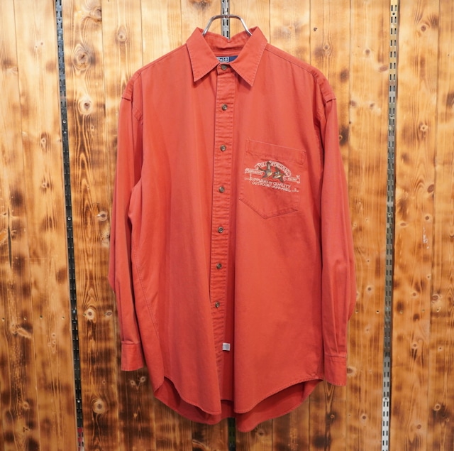 90s ralphlauren polosportsman シャツ　M/ラルフローレン　ポロスポーツマン