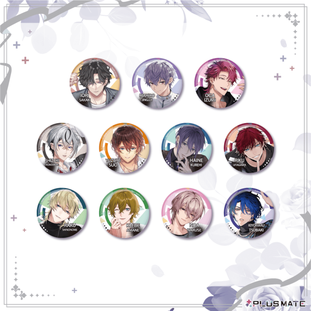 プラスメイト ねこ缶バッジ ガチャ 東雲樂 東雲樂 | PLUSMATE × ニジカレ OFFICIAL STORE