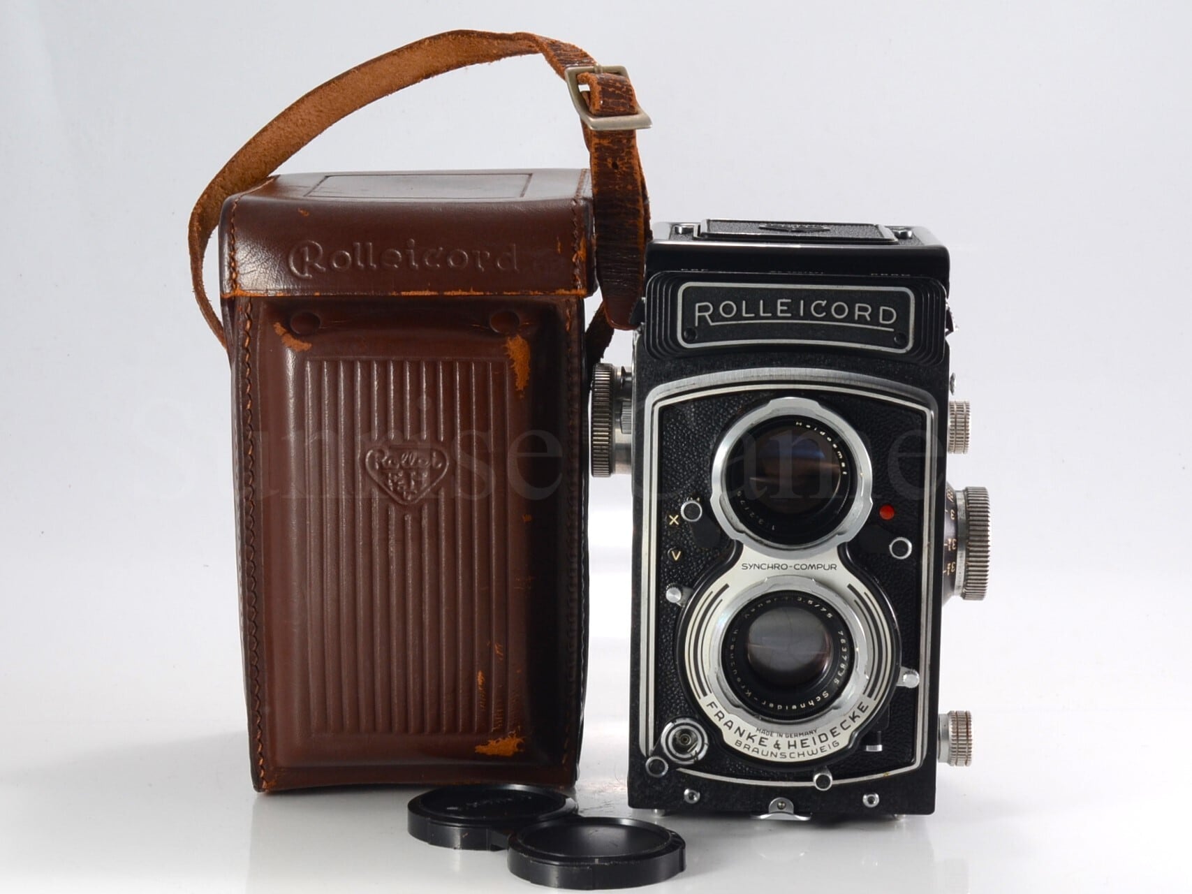 Rollei Rolleicord Vb type1 Xenar 75mm F3.5 ケース付 ローライ