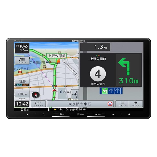 Pioneer カーナビ AVIC-RF720 9インチ フローティング 楽ナビ 無料地図