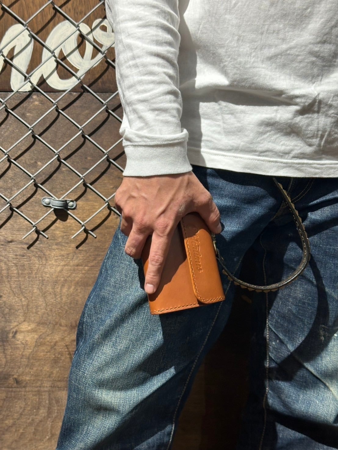 新作/2色展開】 INGRASSATO LEATHER TRACKER WALLET | OLDENTIMES OKINAWA