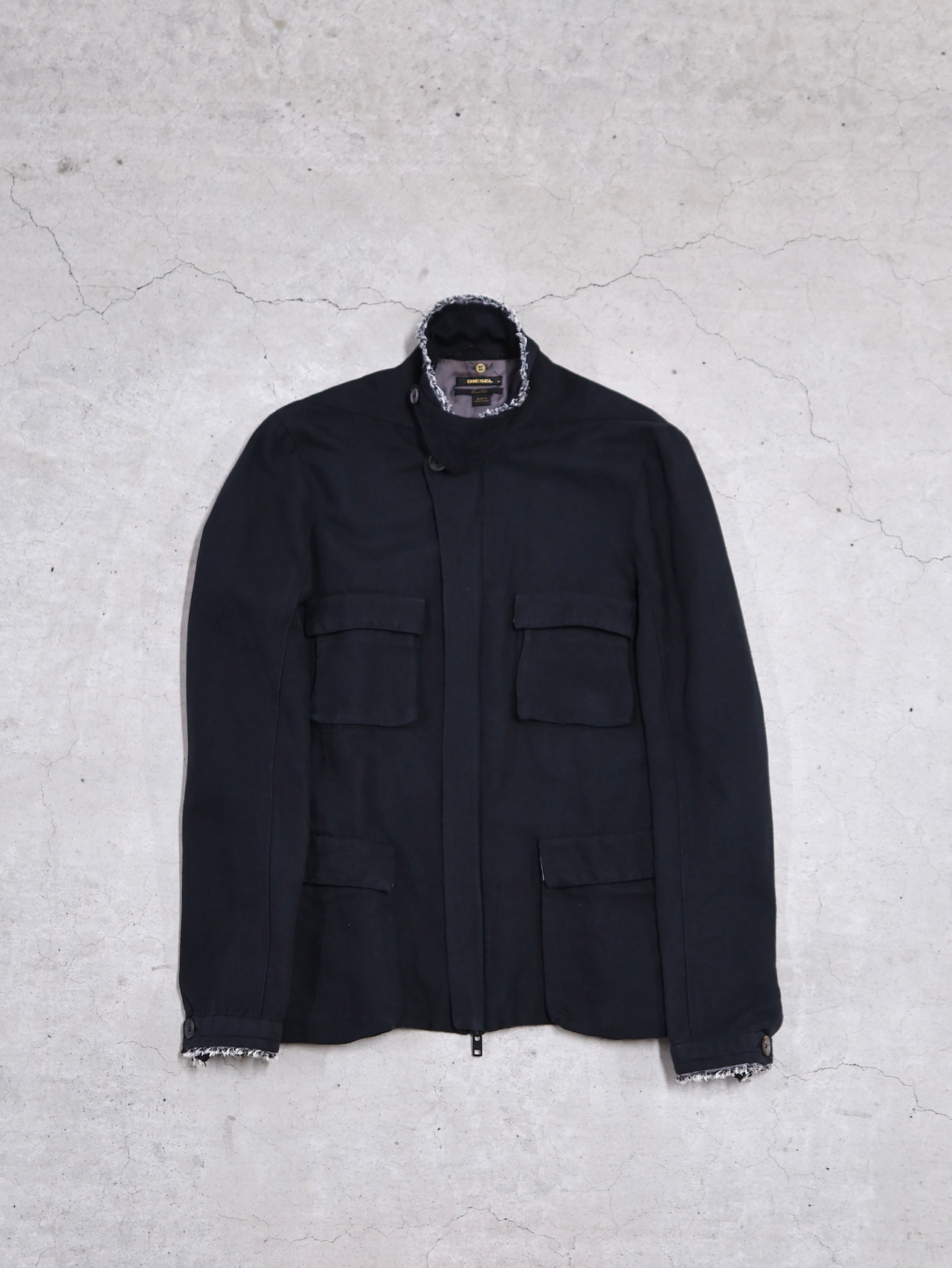 【DIESEL black gold】chinstrap shirt jacket