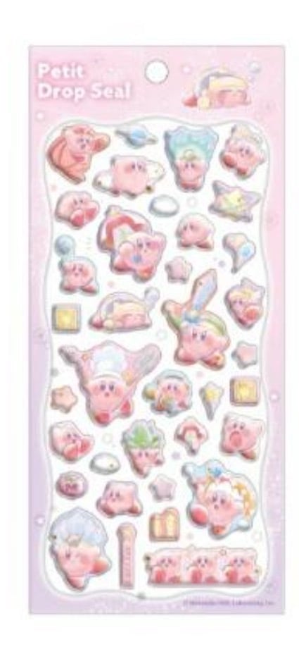 カービィ プチドロップシール 2種セット 5枚ずつ　合計10枚　正規品 カービィ プチドロップシール 2種セット 5枚ずつ 合計10枚 正規品 カービィ