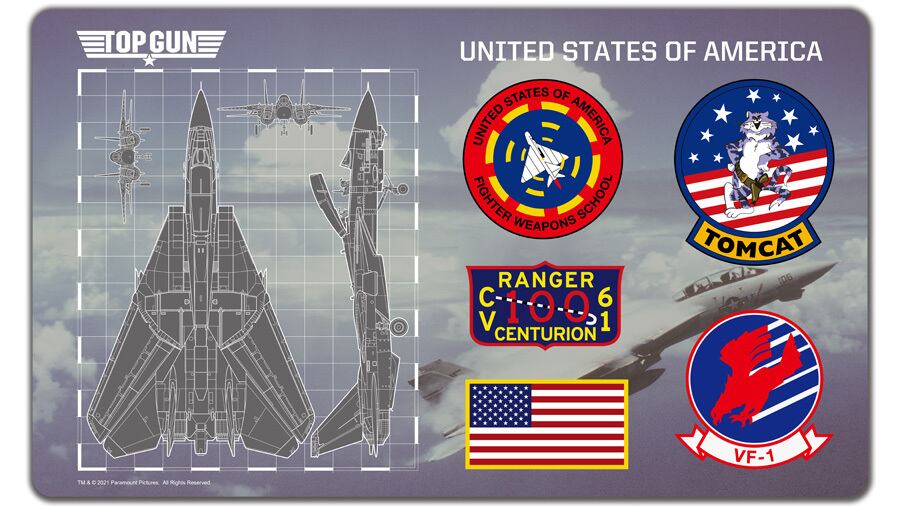 TOP GUN ラバーマット   F14 / グルーヴガレージ