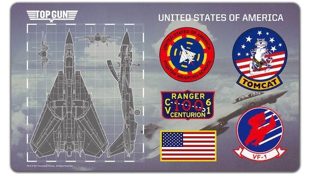 TOP GUN ラバーマット   F14 / グルーヴガレージ
