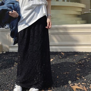 lace tight long skirt J00094