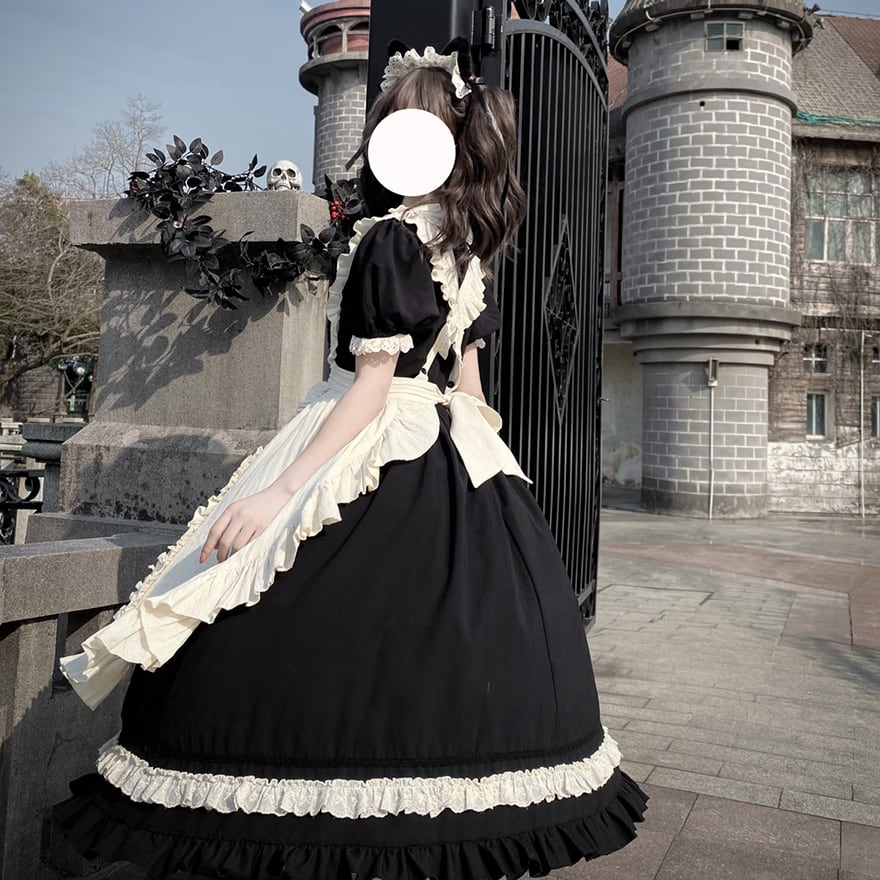 クラロリ クラシカル控えめメイドエプロン 英国×ヴィクトリアン｜WithU