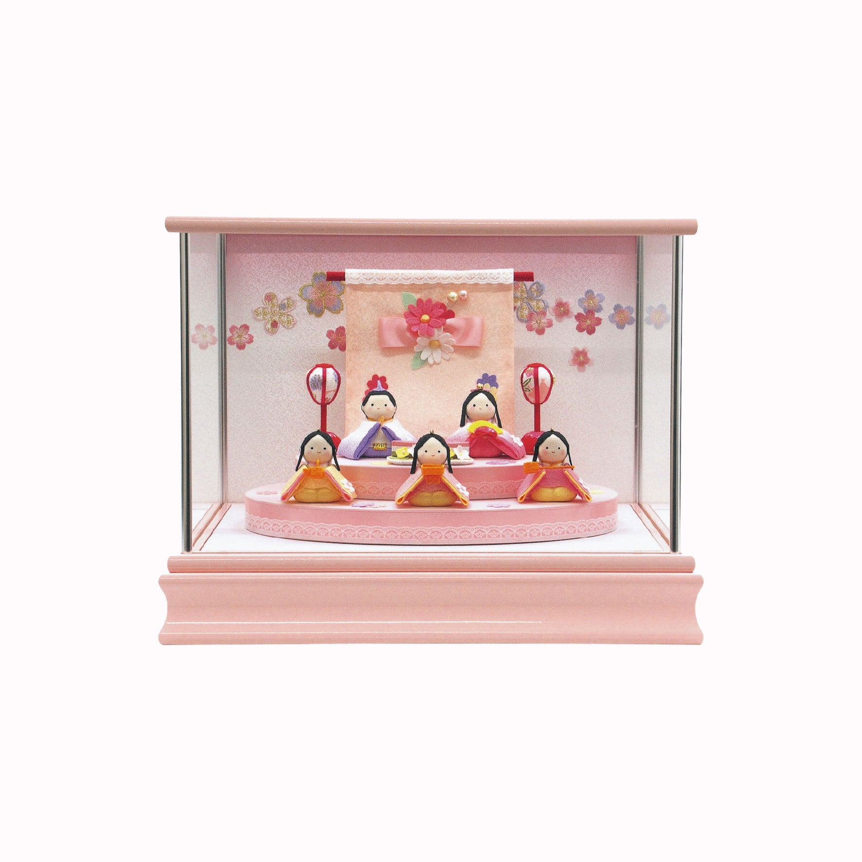 雛人形<ケース飾り>みお五人飾り|ひな人形