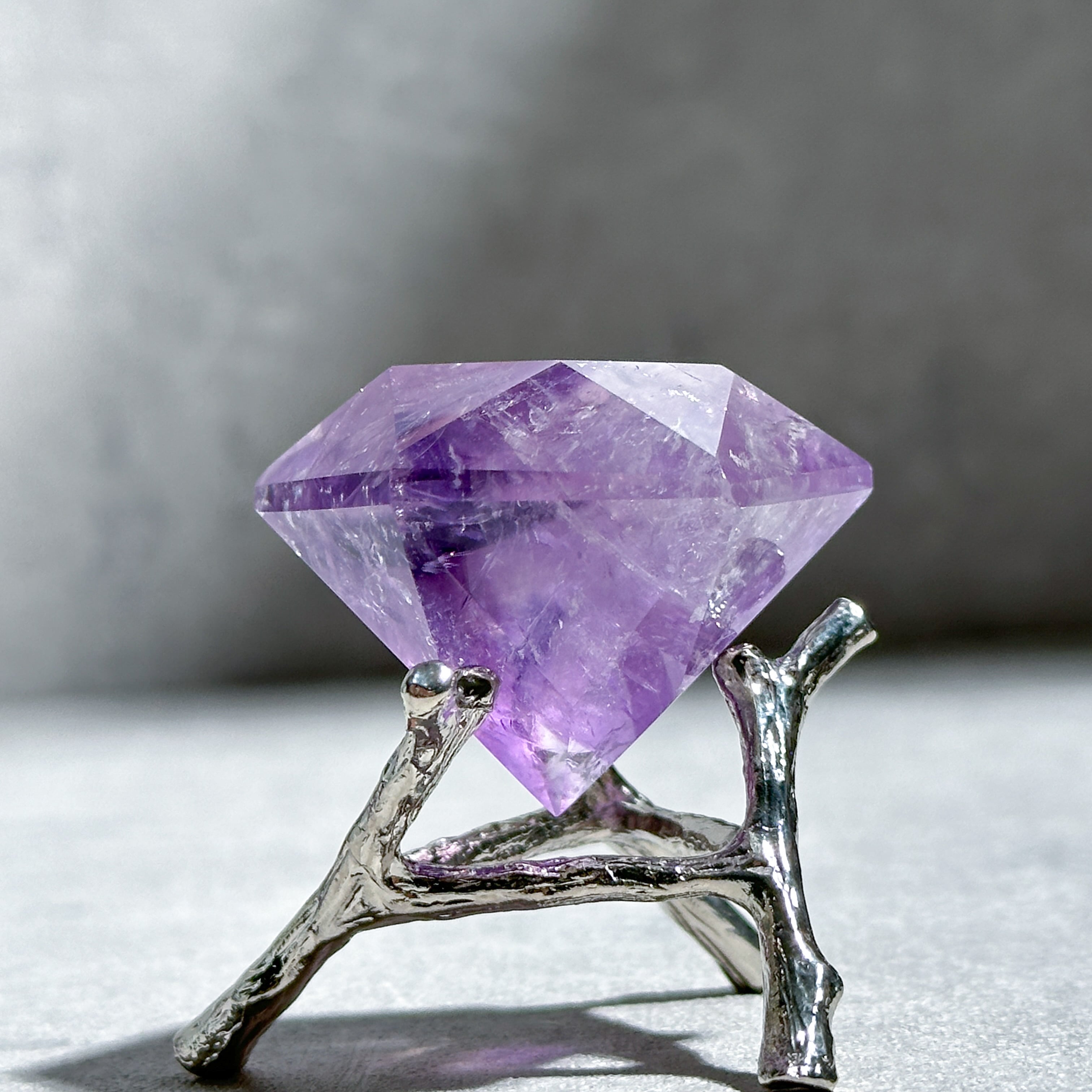 ファントムアメジスト ダイヤモンドカット11◇ Phantom Amethyst
