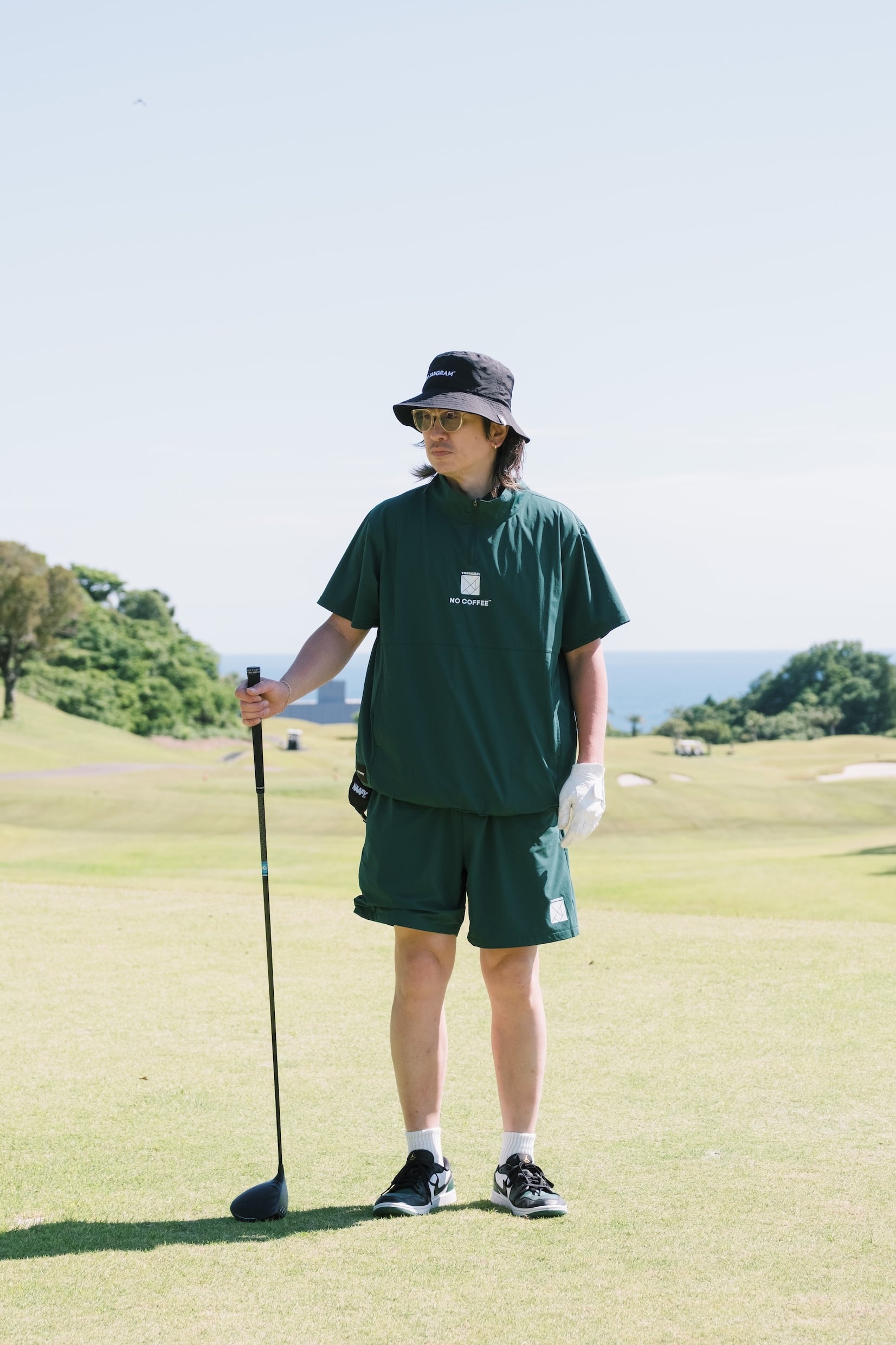 NO COFFEE × TANGRAM HALF ZIP PISTE S/S | NO COFFEE