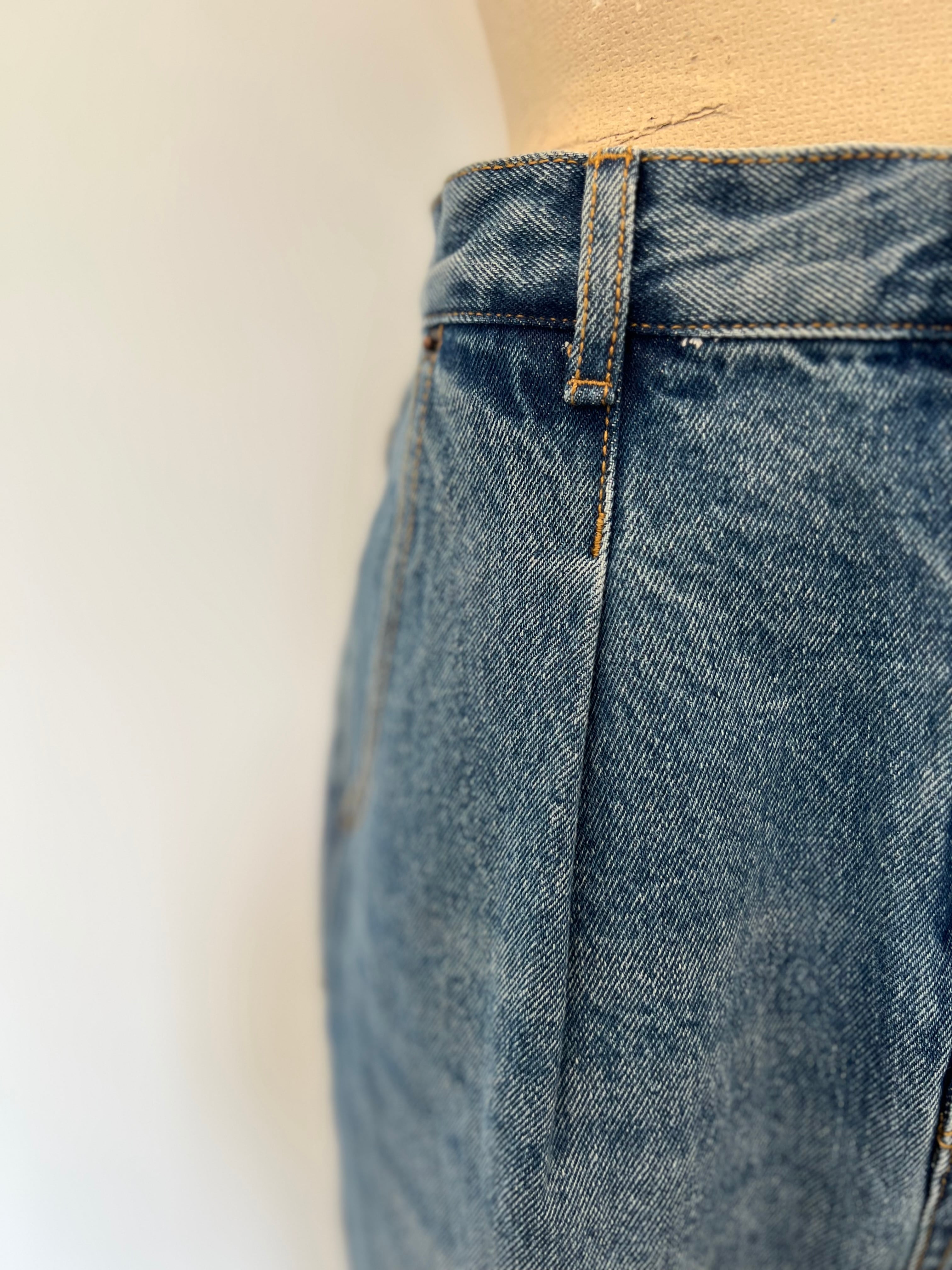 【YENN】ハイライズタックワイドデニム／HIGH RISE TUCK WIDE PT　[Y253-31101]