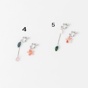 ゆれる桜ーsakura ピアス・イヤリング～めがね産地福井から～ピアス・イヤリング交換OK！！　