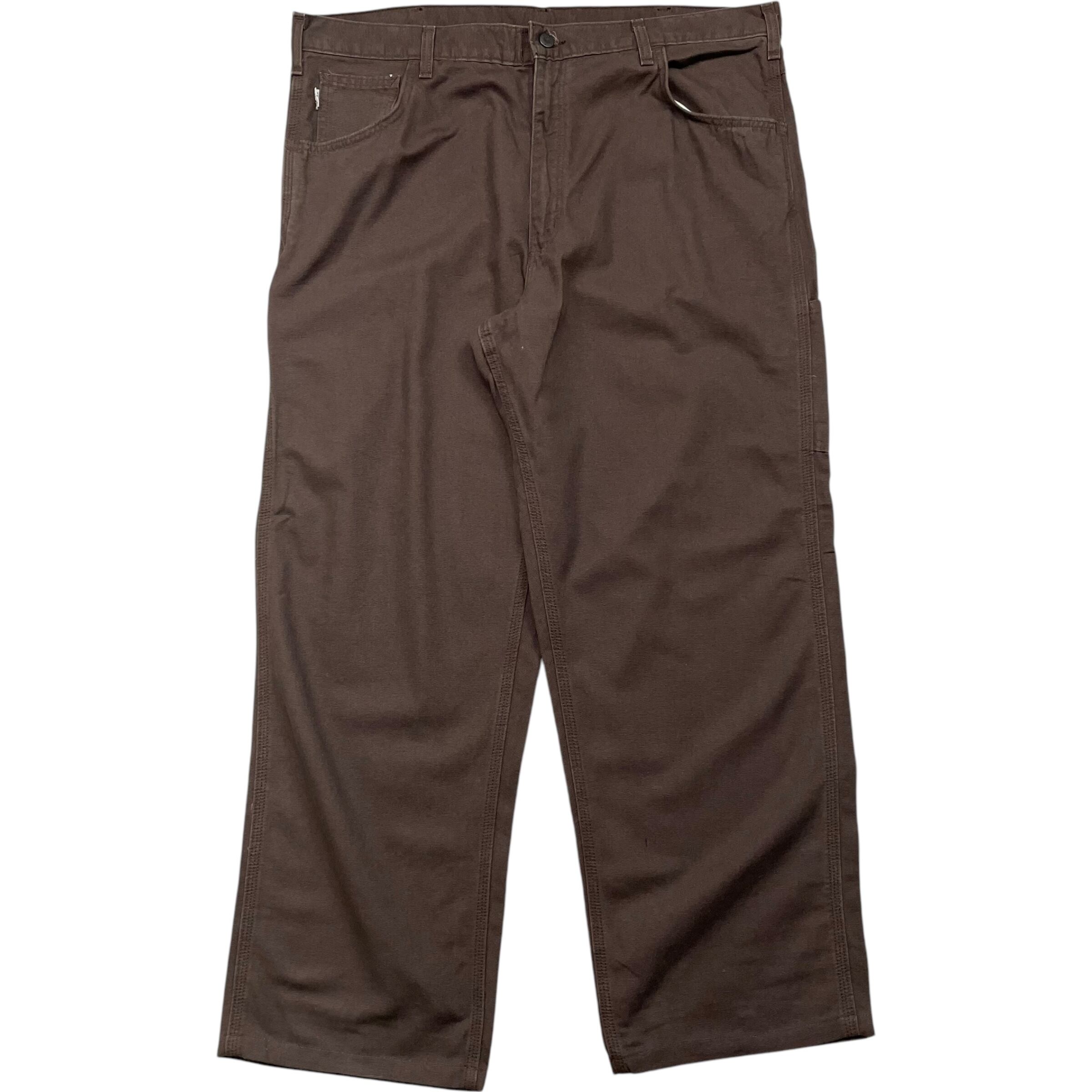 《実寸 W41L30》 Carhartt FR カーハート ワークパンツ ペインターパンツ ブラウン no.5089