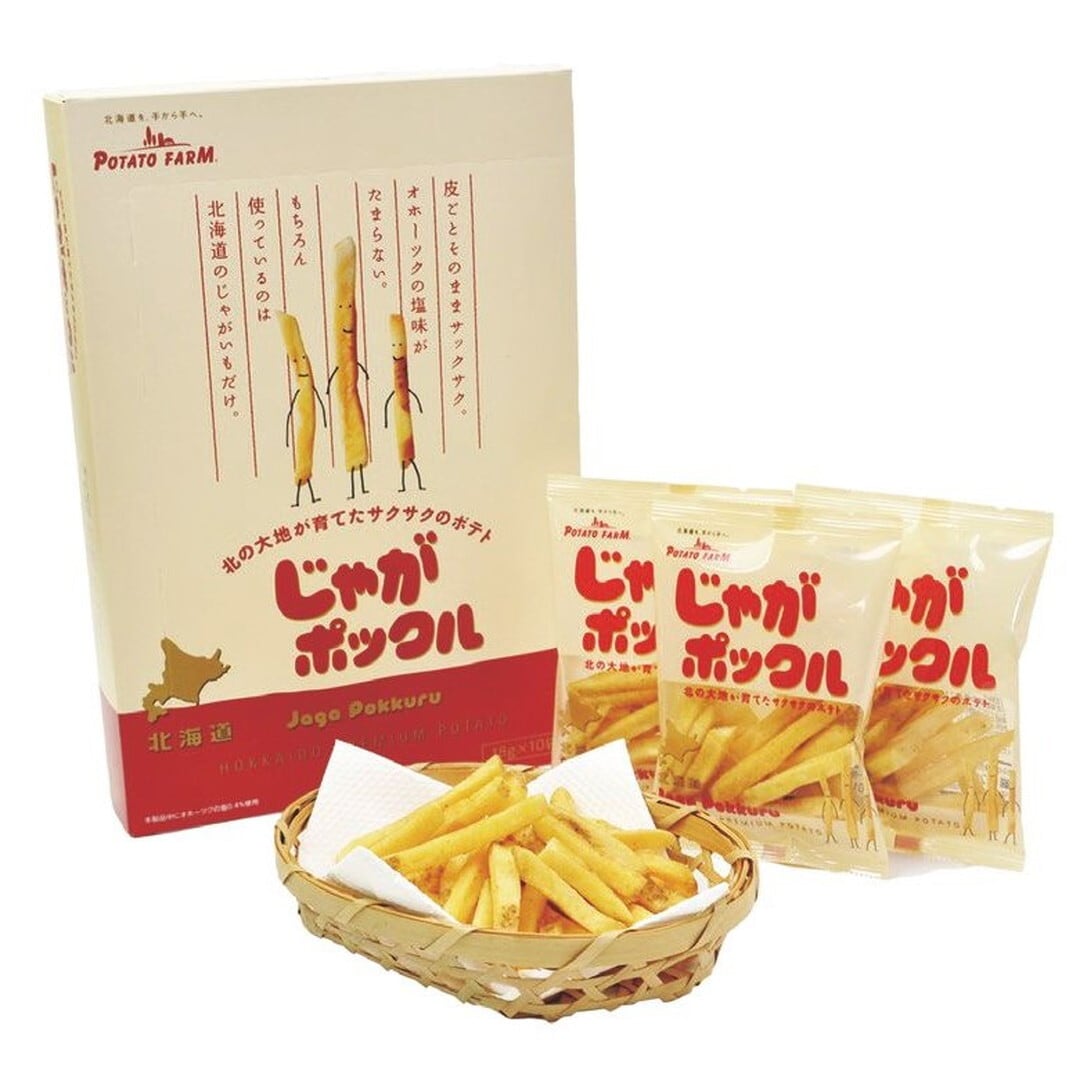 〈不二屋本店〉カルビー じゃがポックル 18g×10袋