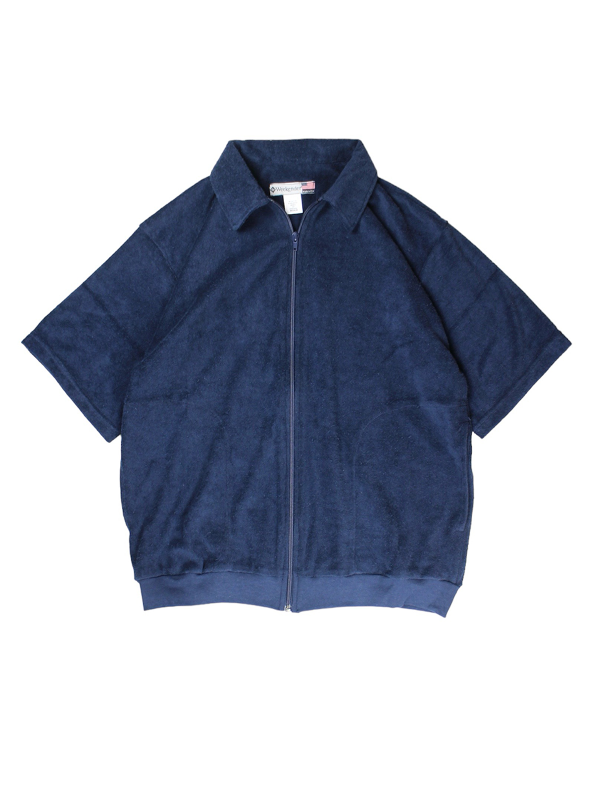 WEEKENDER Terry Zip CoverUp Jacket (Navy) River Online Store