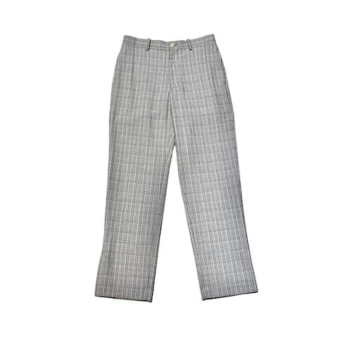 AURALEE - Wool Gabardine Check Slacks (size-3) ¥22000+tax